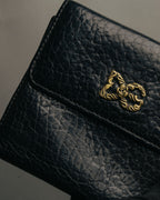 “DOLCE&GABBANA” 00’s-10’s rose DG leather wallet
