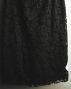 "VALENTINO" 2010's Romantic floral lace skirt