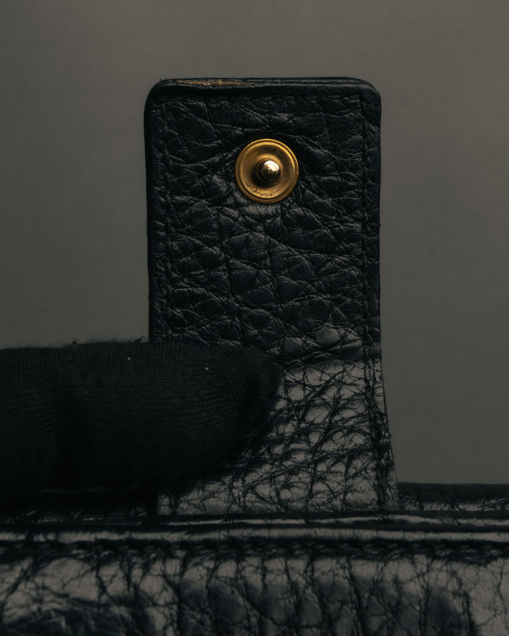 “DOLCE&GABBANA” 00’s-10’s rose DG leather wallet