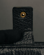 “DOLCE&GABBANA” 00’s-10’s rose DG leather wallet