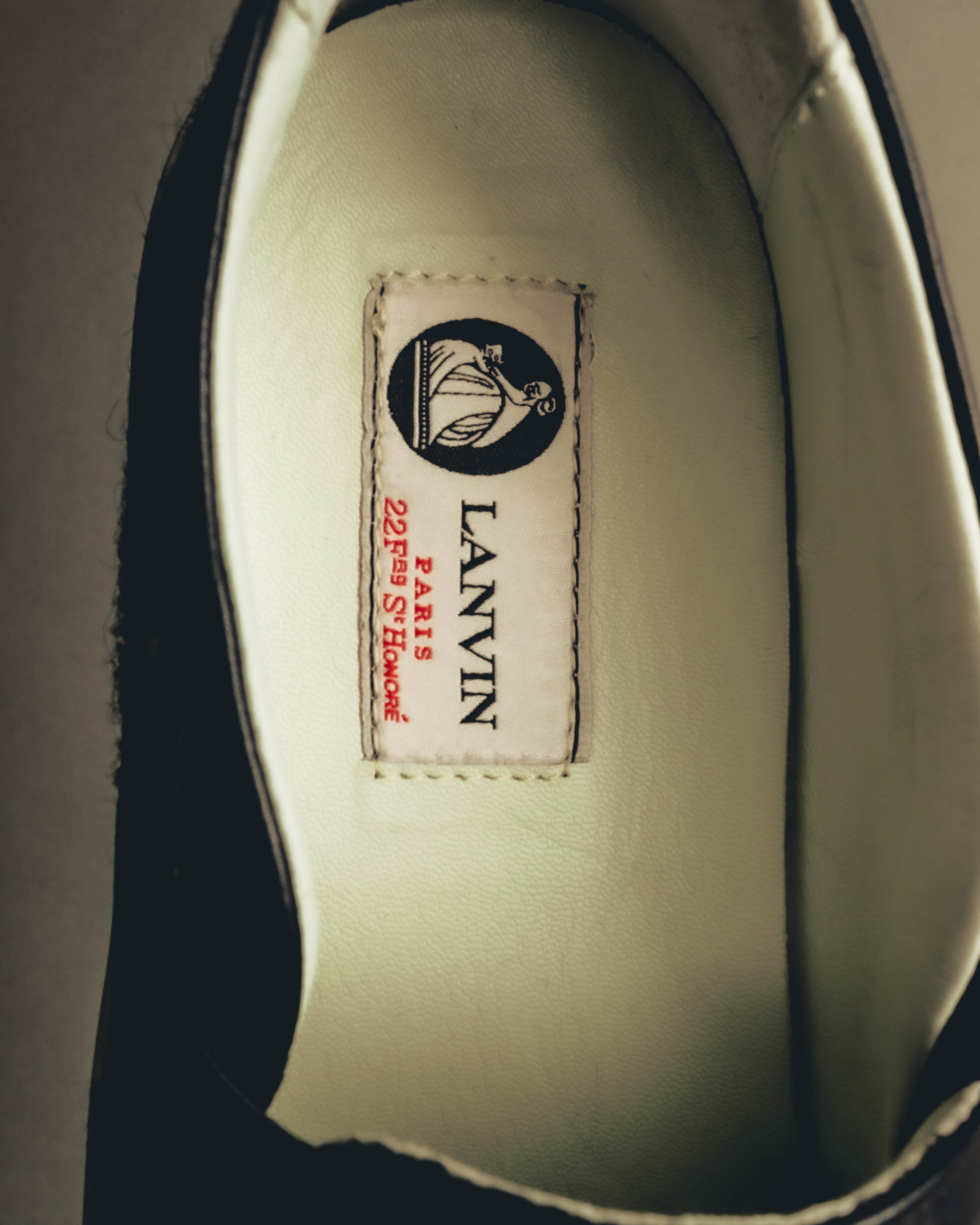"LANVIN" 2010's Jacquard slip-on sneakers