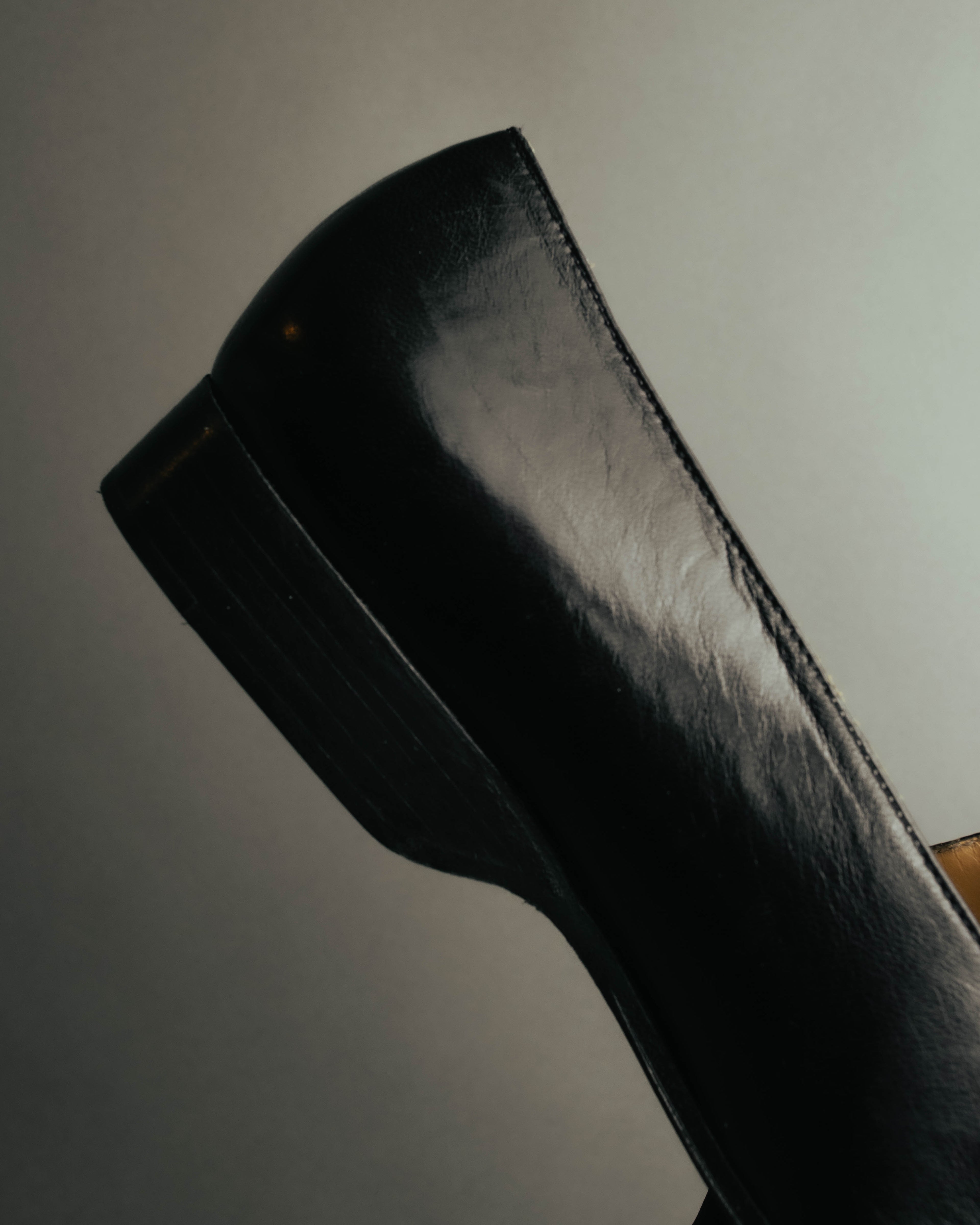 "GUCCI" 90's-00's Classic leather horsebit loafer pumps