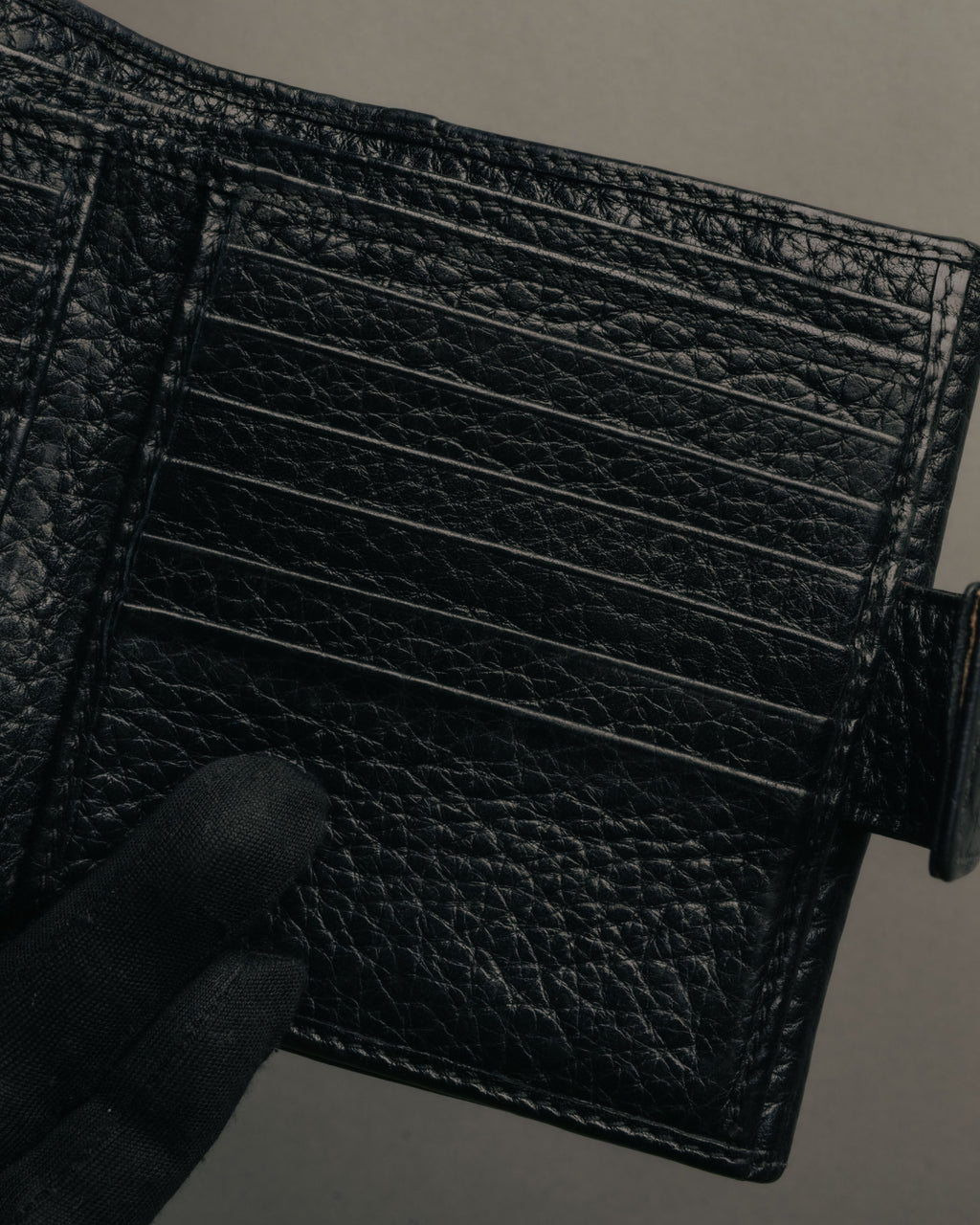 “DOLCE&GABBANA” 00’s-10’s rose DG leather wallet
