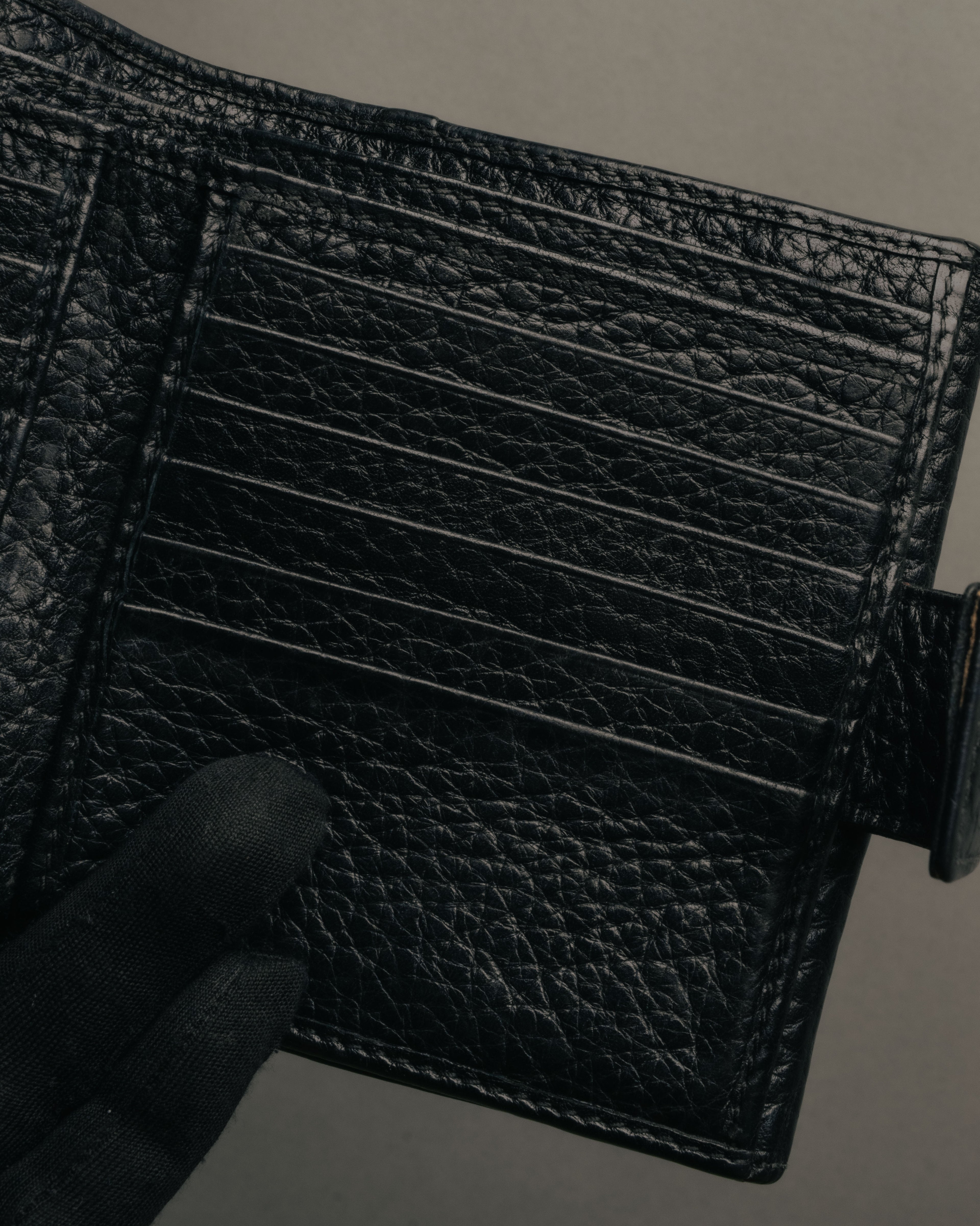 “DOLCE&GABBANA” 00’s-10’s rose DG leather wallet