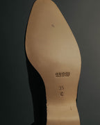 "GUCCI" 90's-00's Classic leather horsebit loafer pumps