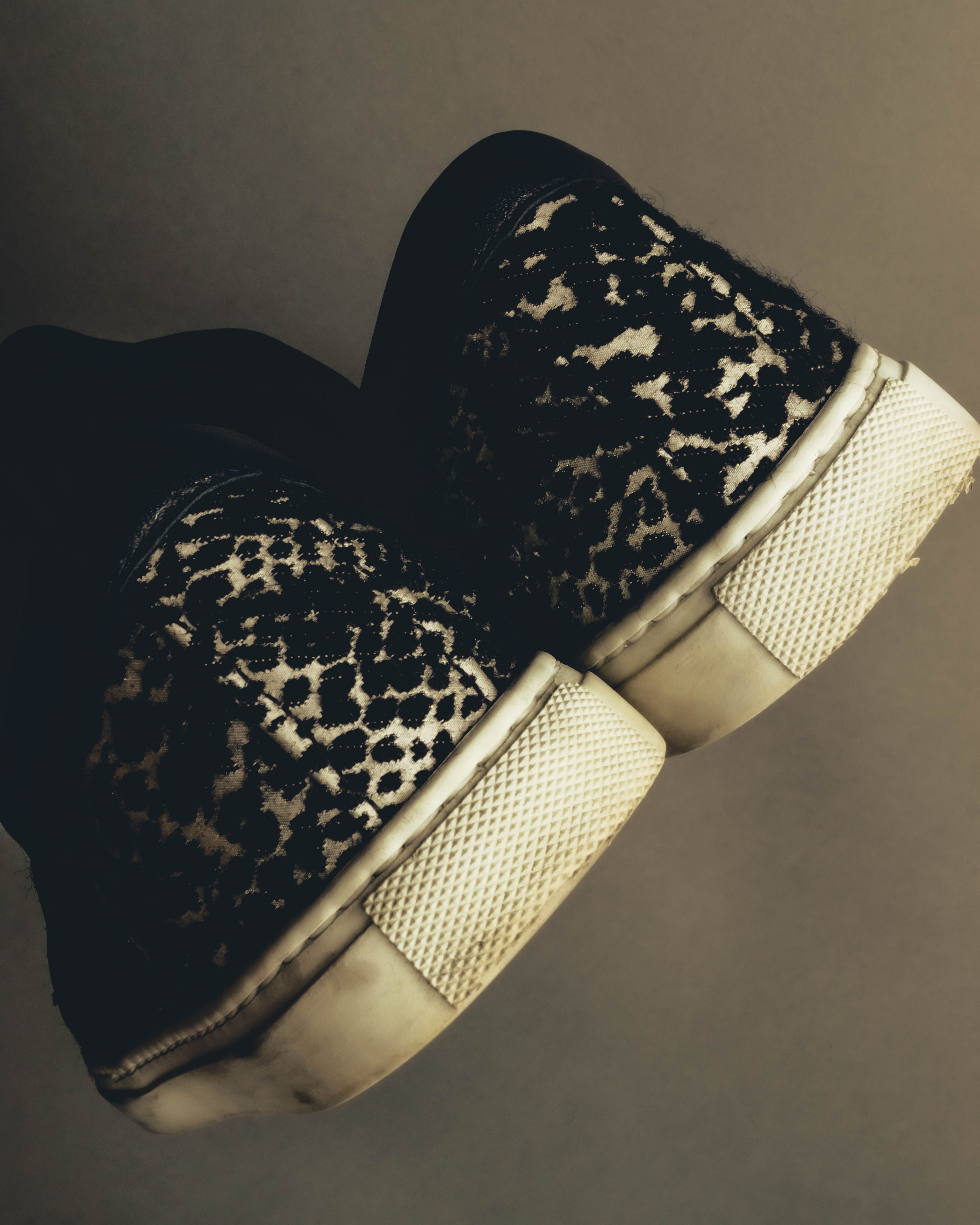 "LANVIN" 2010's Jacquard slip-on sneakers