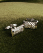 "Burberrys" 70's-90's Silver equestrian knight cufflinks