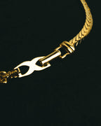 "NINA RICCI" 80's-90's Bold red stone necklace