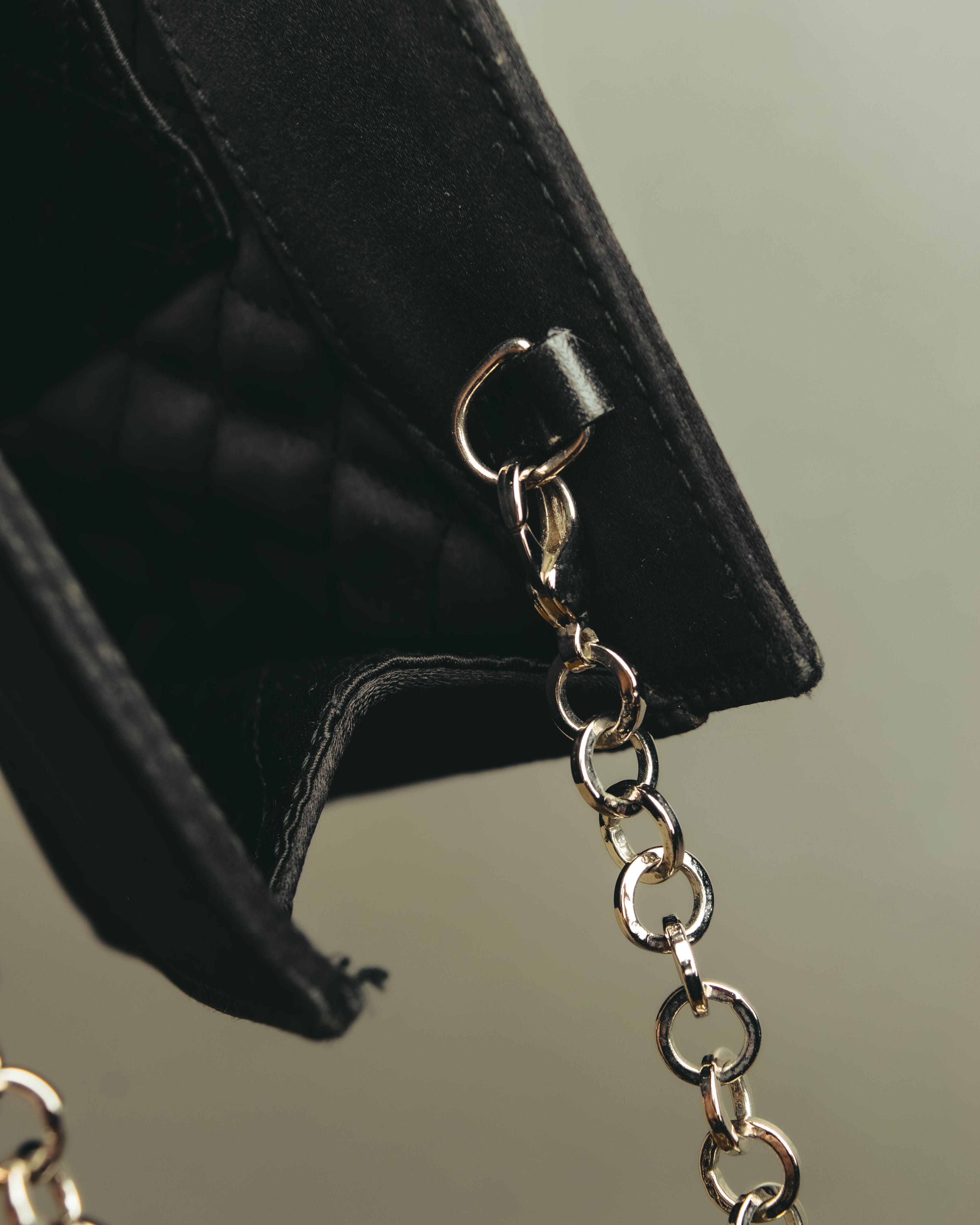 "Salvatore Ferragamo" 90's-00's Elegant gancini chain shoulder handbag