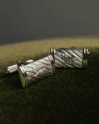 "Burberrys" 70's-90's Silver equestrian knight cufflinks