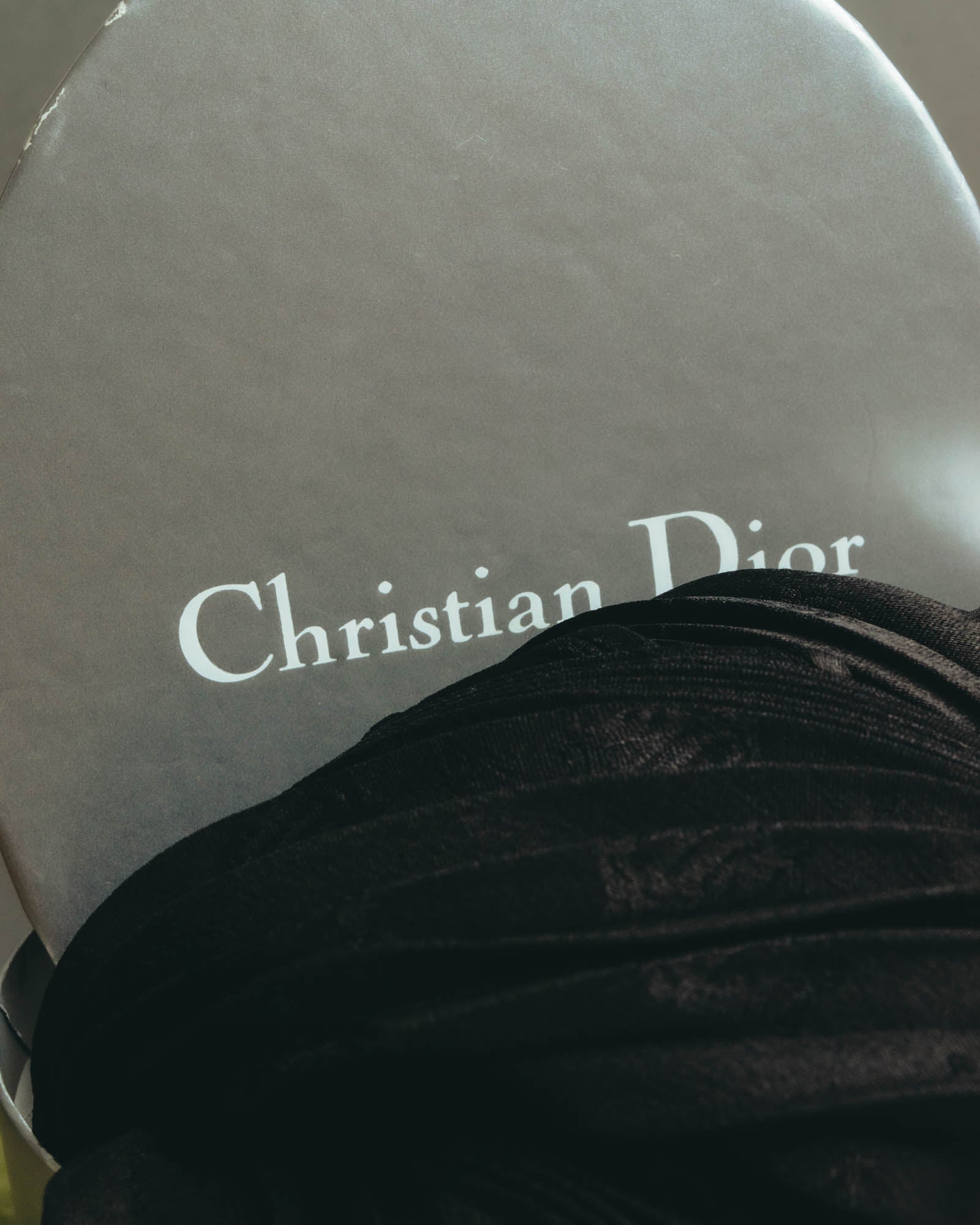 "Christian Dior" 80's-90's Pleated silk stole