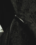 "VALENTINO" 2010's Romantic floral lace skirt