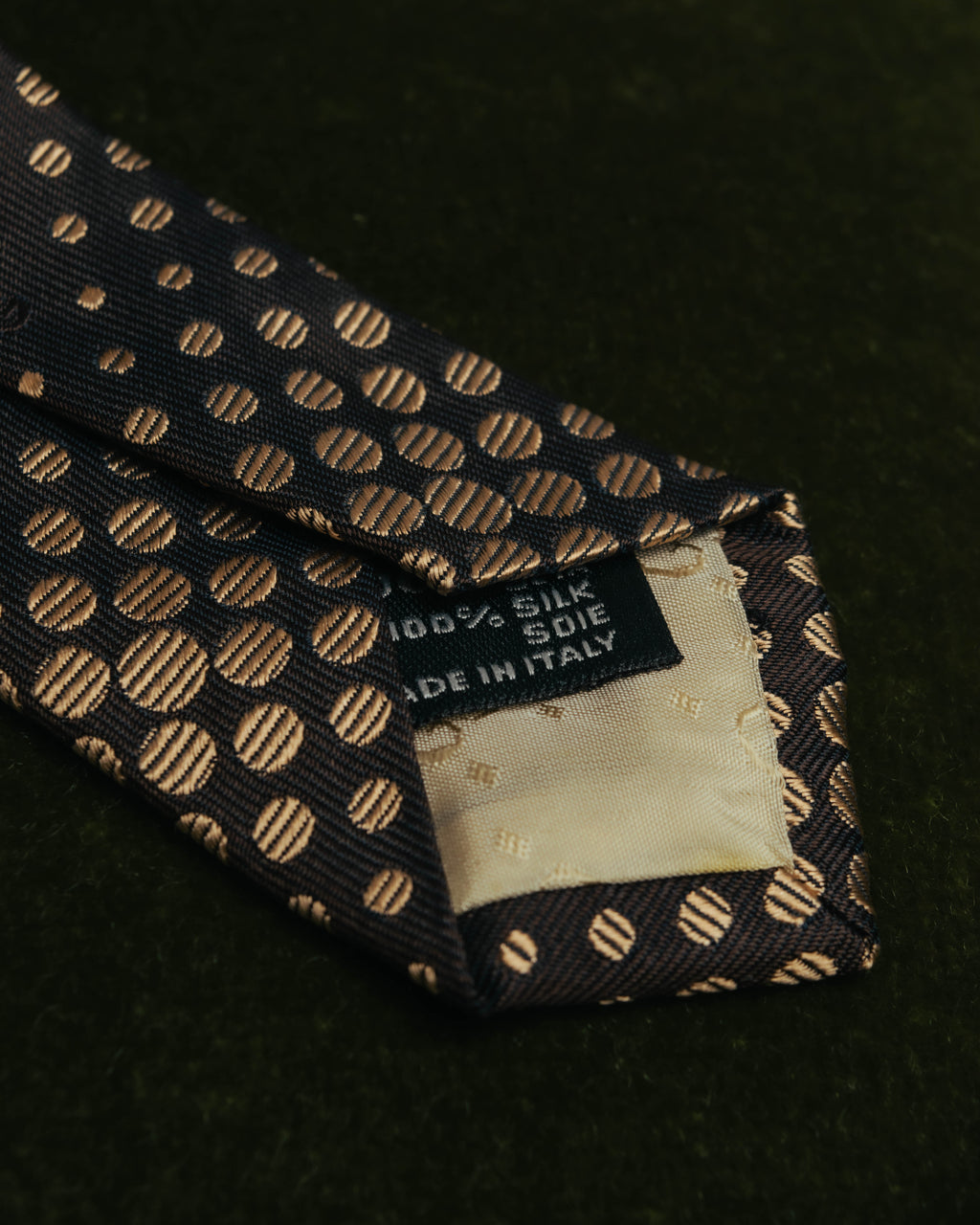 "GUCCI" 80's-early 90's Silk jacquard necktie