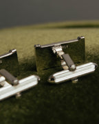 "Burberrys" 70's-90's Silver equestrian knight cufflinks
