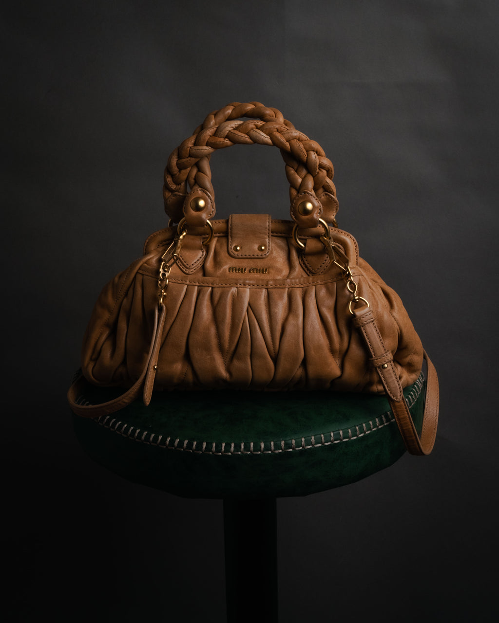 –SPECIAL– “miu miu” 2000’s braided matelasse doctor bag