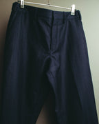 "DRIES VAN NOTEN" 22AW Tailored pinstripe wool trousers