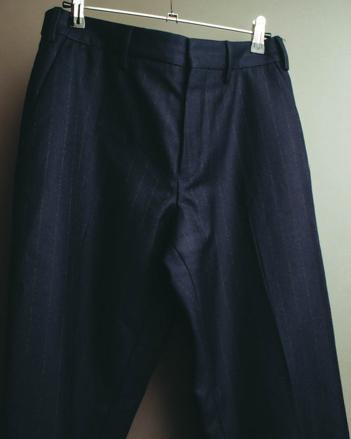 "DRIES VAN NOTEN" 22AW Tailored pinstripe wool trousers