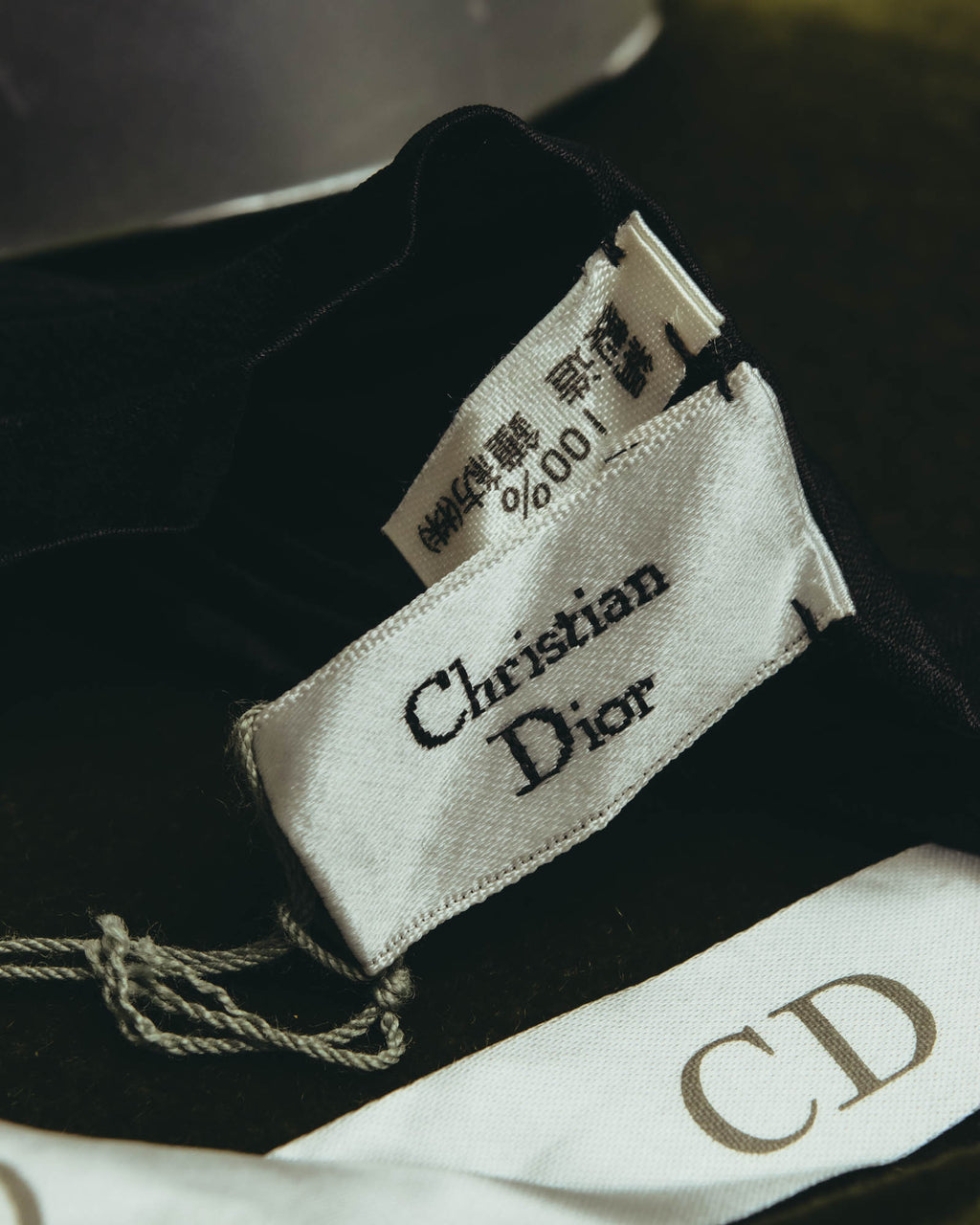 "Christian Dior" 80's-90's Pleated silk stole