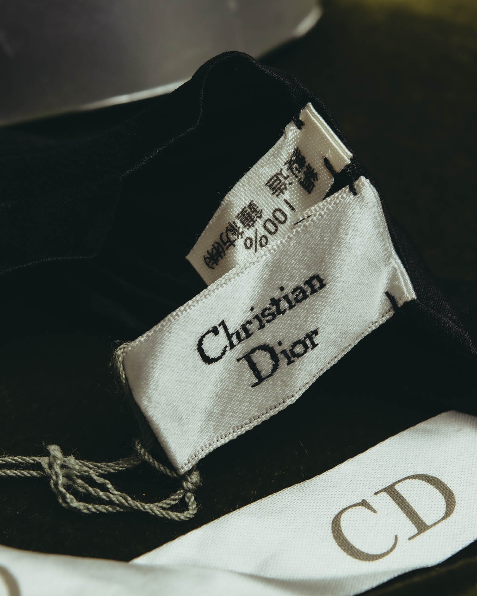 "Christian Dior" 80's-90's Pleated silk stole