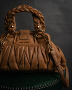 –SPECIAL– “miu miu” 2000’s braided matelasse doctor bag