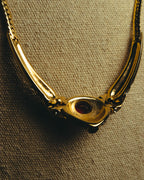"NINA RICCI" 80's-90's Bold red stone necklace