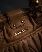 –SPECIAL– “miu miu” 2000’s braided matelasse doctor bag