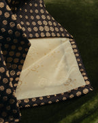 "GUCCI" 80's-early 90's Silk jacquard necktie