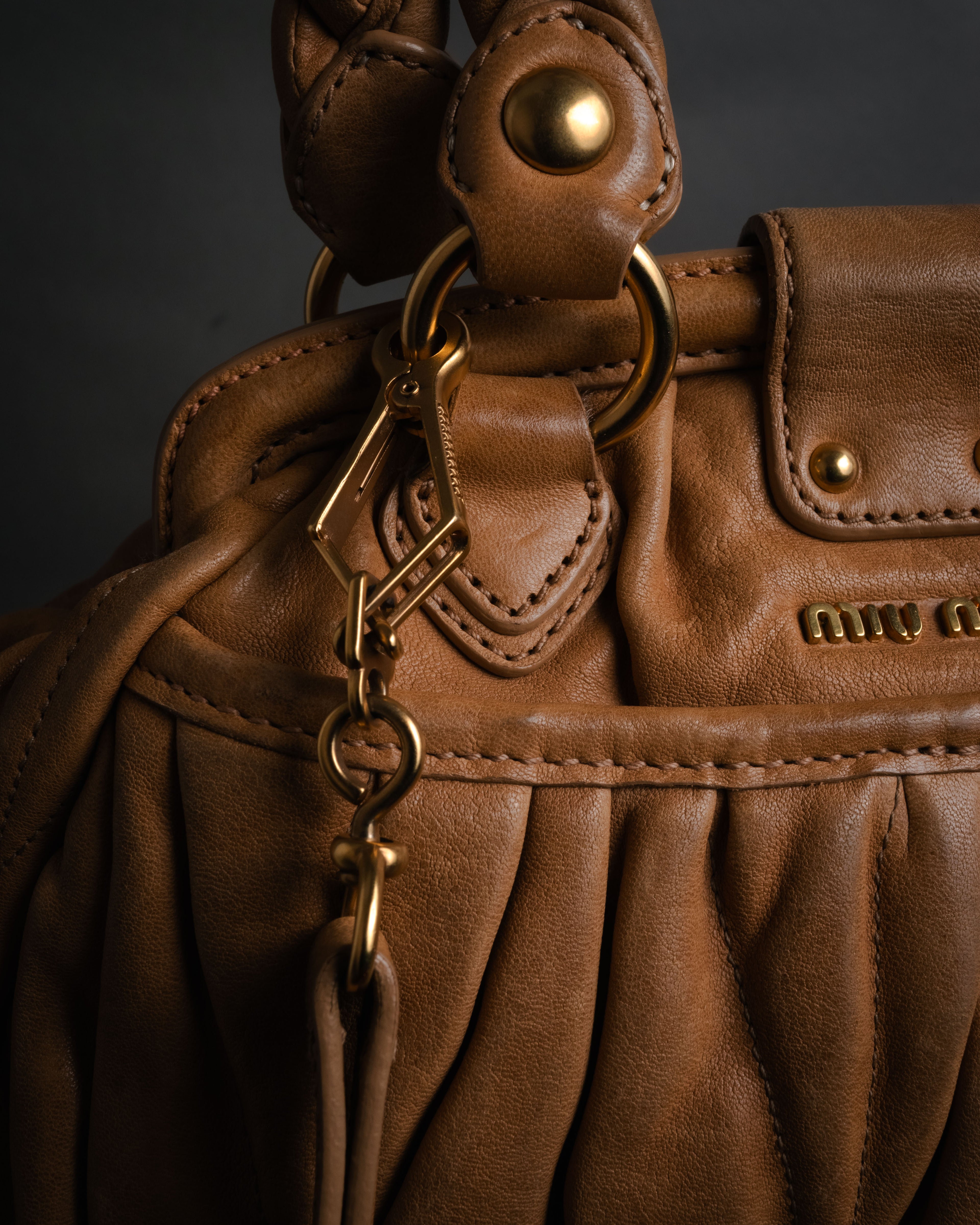 –SPECIAL– “miu miu” 2000’s braided matelasse doctor bag