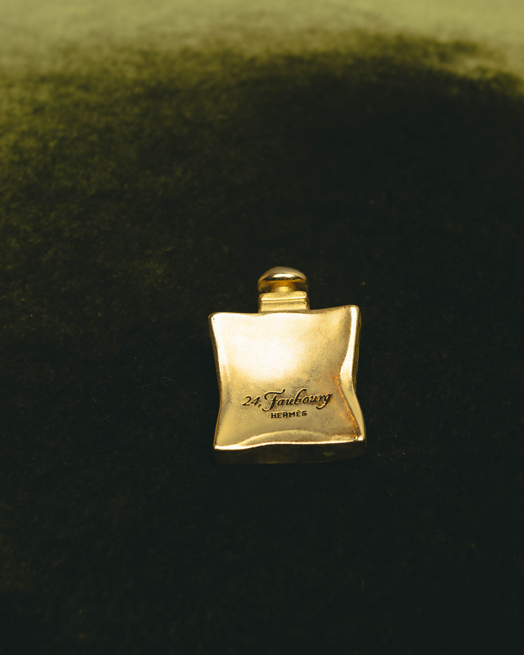 "Hermès" 90's-00's Collectible perfume bottle brooch