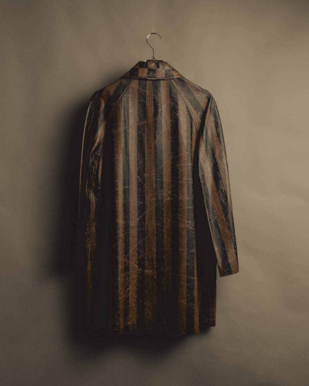"FENDI" 90's Graphic patterned long coat