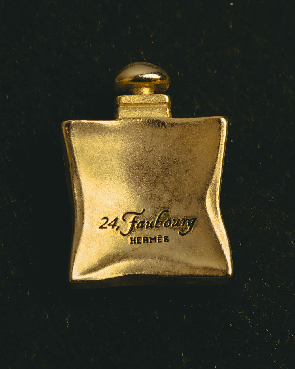 "Hermès" 90's-00's Collectible perfume bottle brooch