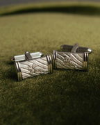 "Burberrys" 70's-90's Silver equestrian knight cufflinks