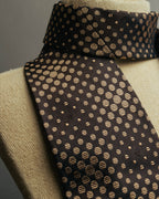 "GUCCI" 80's-early 90's Silk jacquard necktie