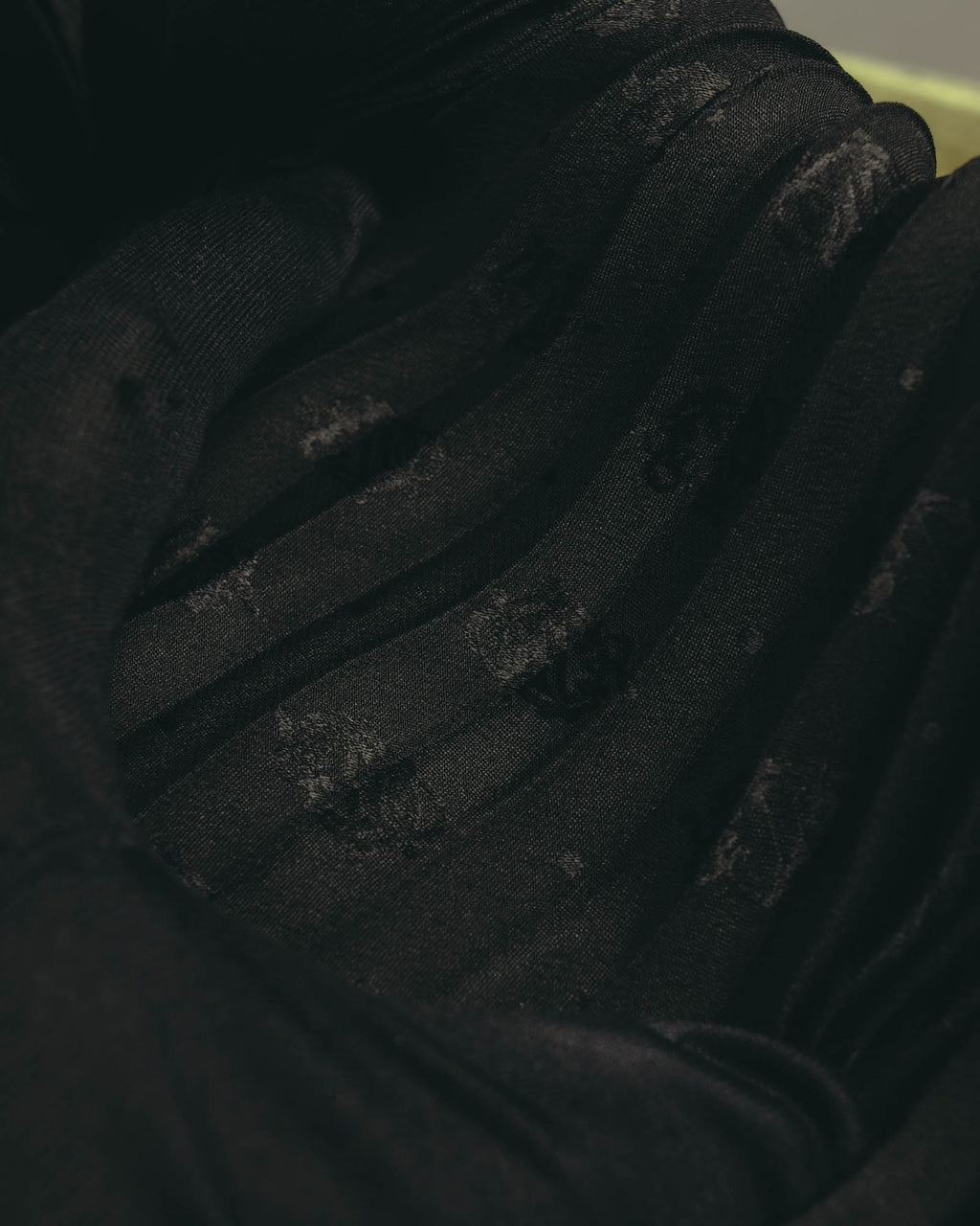 "Christian Dior" 80's-90's Pleated silk stole