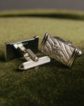 "Burberrys" 70's-90's Silver equestrian knight cufflinks