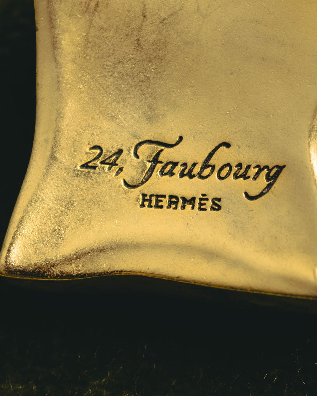 "Hermès" 90's-00's Collectible perfume bottle brooch