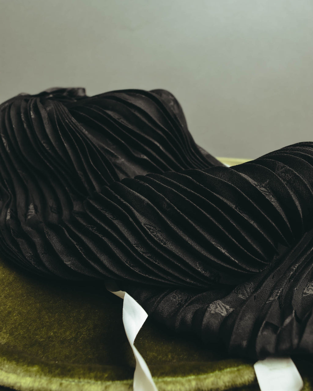 "Christian Dior" 80's-90's Pleated silk stole