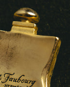 "Hermès" 90's-00's Collectible perfume bottle brooch