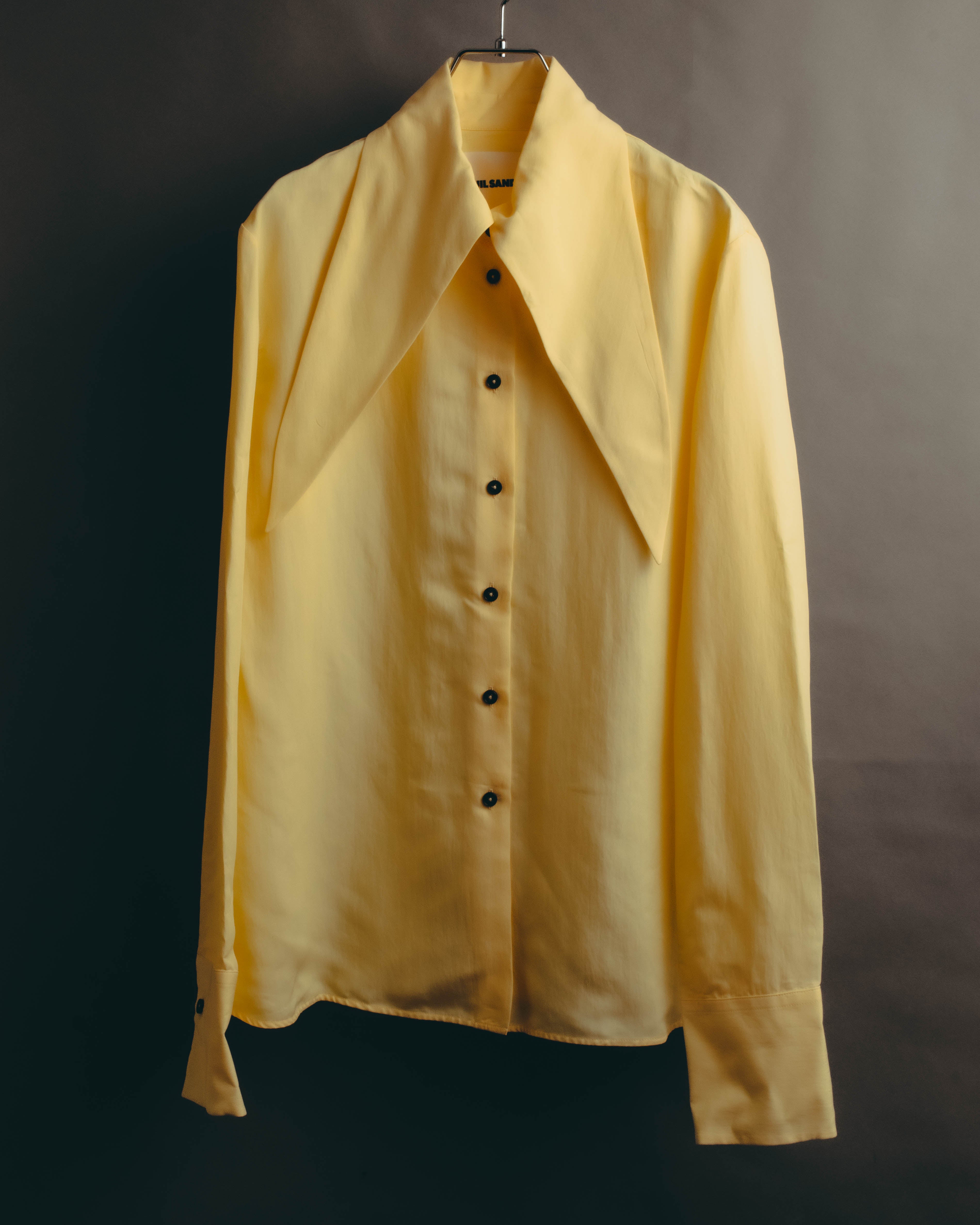 "JIL SANDER" 2020's Silk blend scarf collar blouse