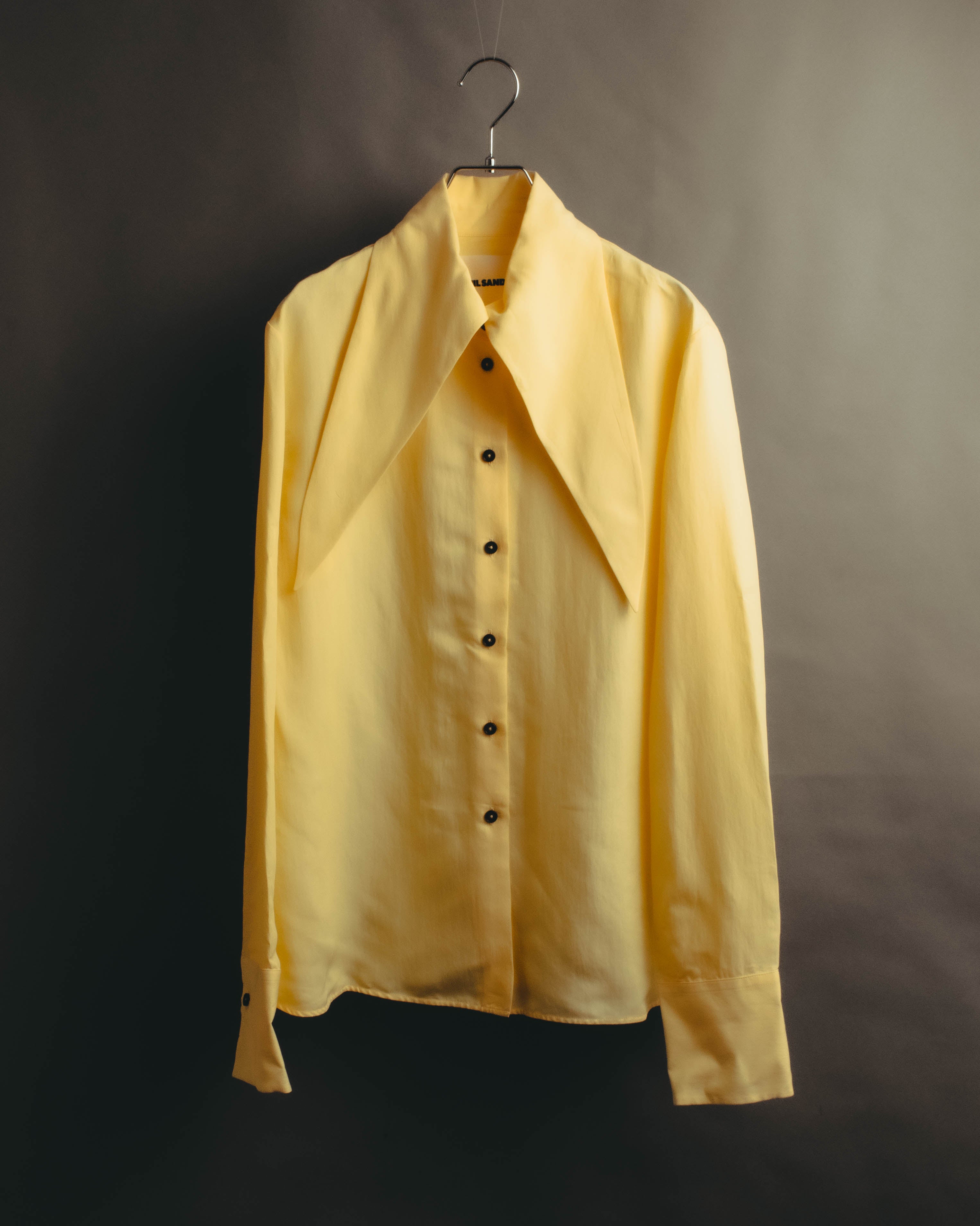 "JIL SANDER" 2020's Silk blend scarf collar blouse