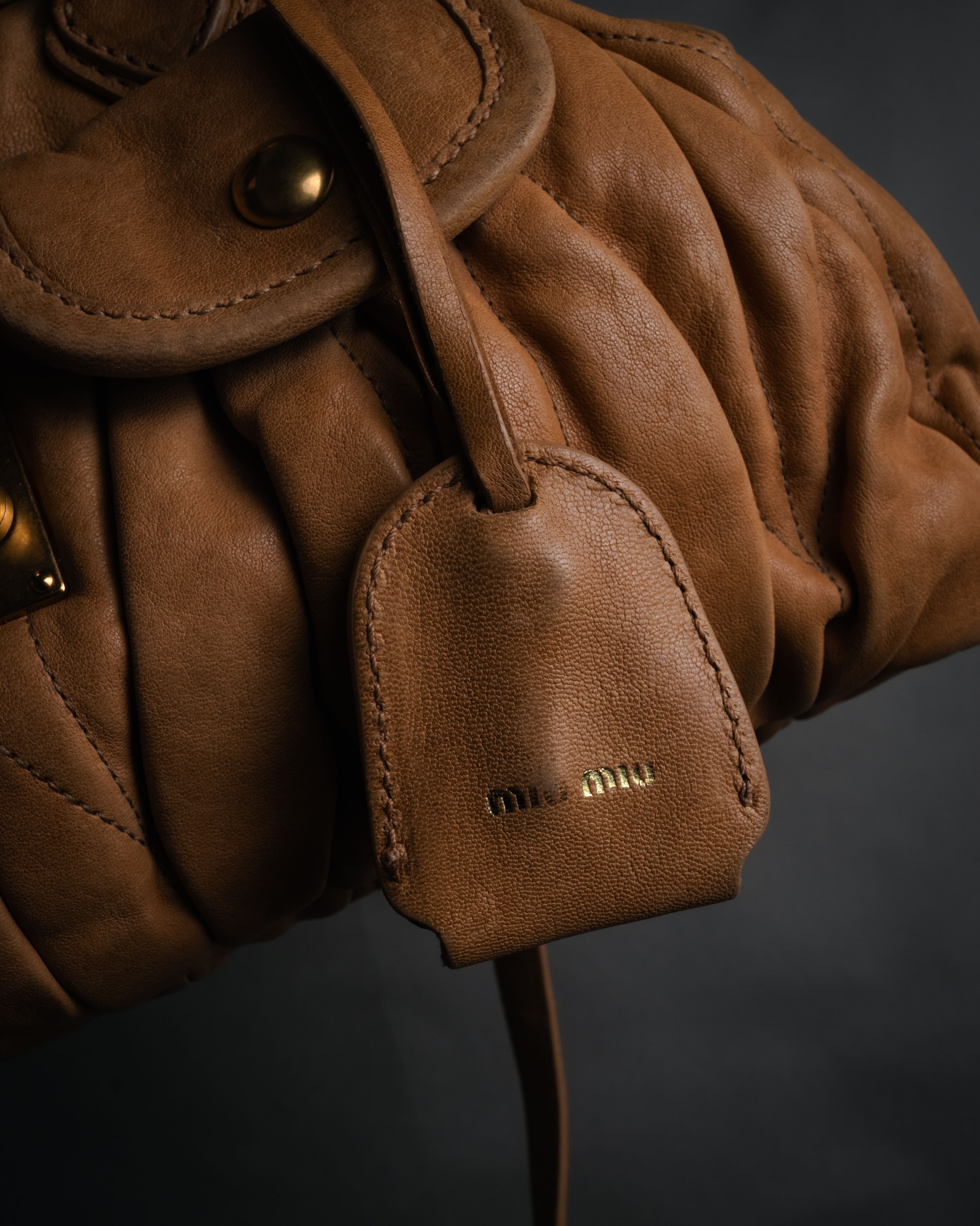 –SPECIAL– “miu miu” 2000’s braided matelasse doctor bag