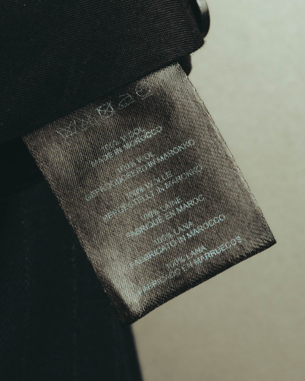 "DRIES VAN NOTEN" 22AW Tailored pinstripe wool trousers