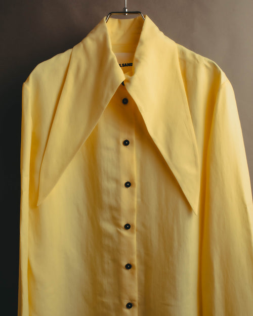 "JIL SANDER" 2020's Silk blend scarf collar blouse