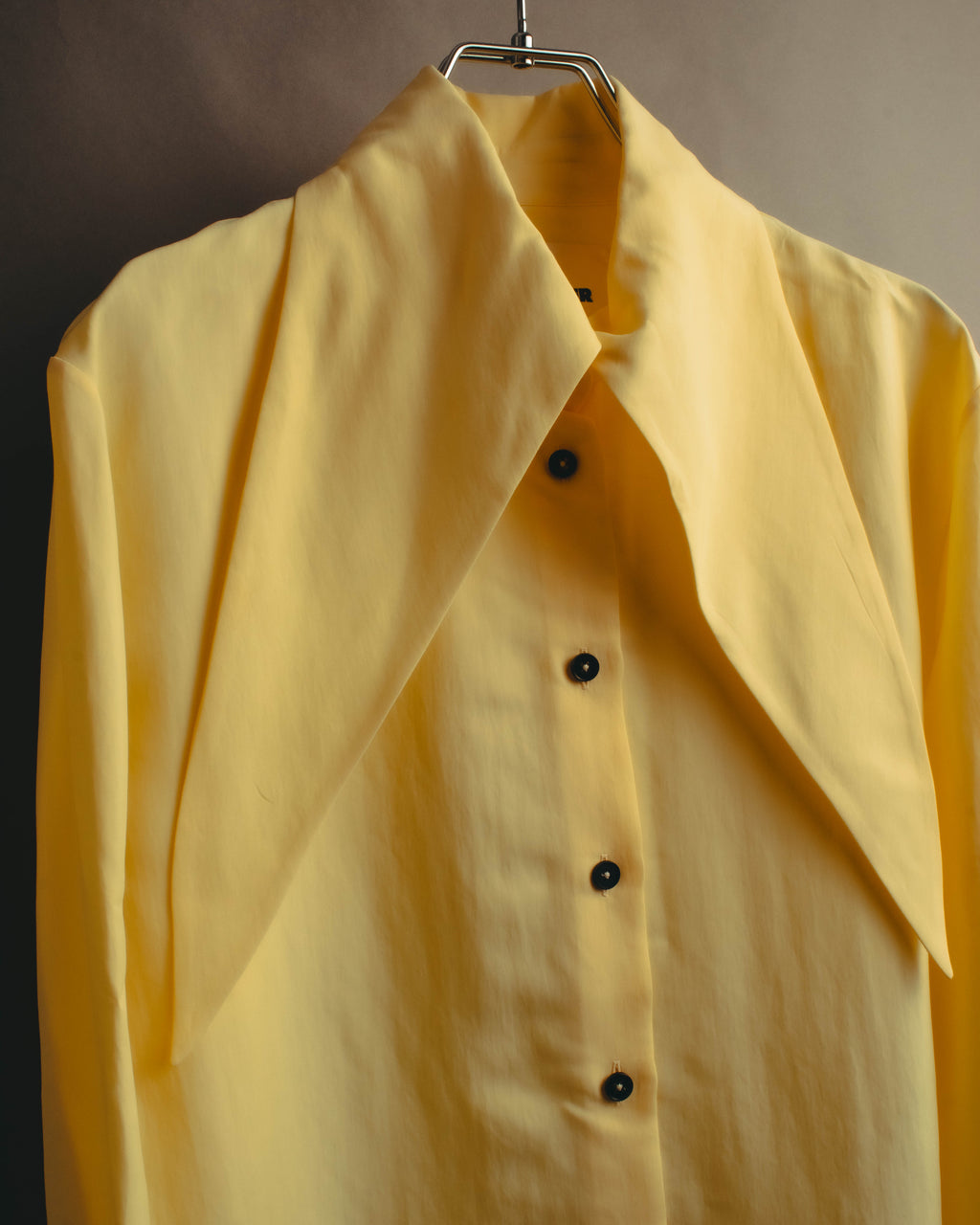 "JIL SANDER" 2020's Silk blend scarf collar blouse