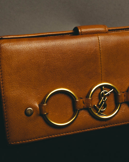 "Yves Saint Laurent" 00's-10's Grained leather clutch wallet
