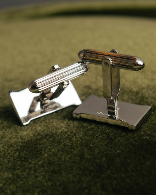 "Burberrys" 70's-90's Silver equestrian knight cufflinks