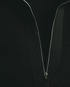 "Giorgio Armani" 10's Sleek zip up knit jacket