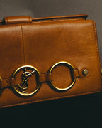 "Yves Saint Laurent" 00's-10's Grained leather clutch wallet