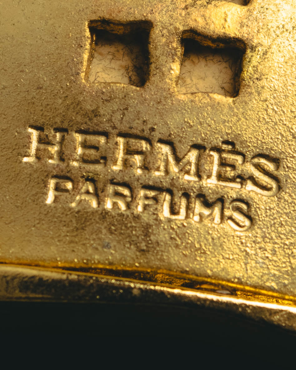 "Hermès" 90's-00's Collectible perfume bottle brooch