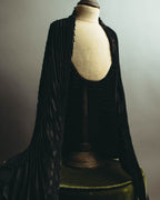 "Christian Dior" 80's-90's Pleated silk stole